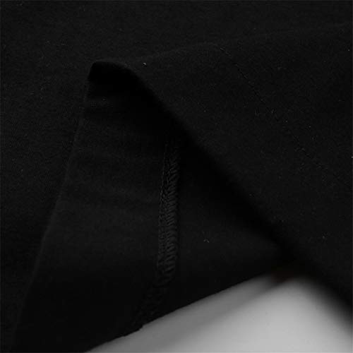 DaoAg Women Kimono Robes V-Neck Long Sleeve Long Bathrobe Soft Sleepwear Loungewear 2019 (Black, M) - Thumbnail 3