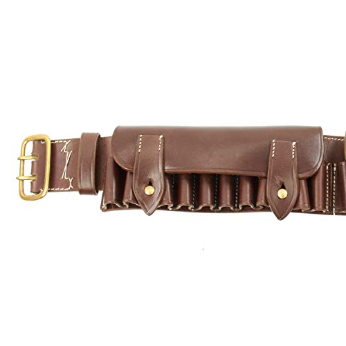 British Victorian Era Martini-Henry Brown Leather Ammunition Bandolier - Thumbnail 7