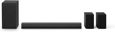 DS40TR 4.1 Soundbar (400W) mit kabellosem Subwoofer, HDMI und Bluetooth, WowCast-kompatibel, Heimkino-Soundsystem, schlankes Design, Schwarz [2024]
