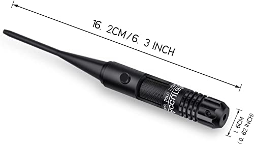 GMW Professional Green Laser Bore Sight Kit With 32 Adapters For 0.17 To 12GA - Rifle & Pistol Zeroing Tool