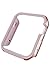 X-Doria 38mm Apple Watch Case (Defense Edge) Premium Aluminum and TPU Bumper Frame (Rose Gold & Lavender)