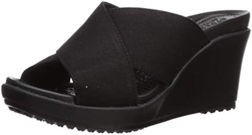 crocs leigh ii x strap wedge
