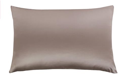 COSFY 19momme 100% Mulberry Silk Pillowcase for Hair with Cotton Underside Apricot King 51x92cm 1PC