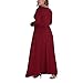 Women’s Plus Size Maxi Dress – Ladies Loose Long Sleeve Swing Dresses – V Neck Empire Waist Dressthumb 4