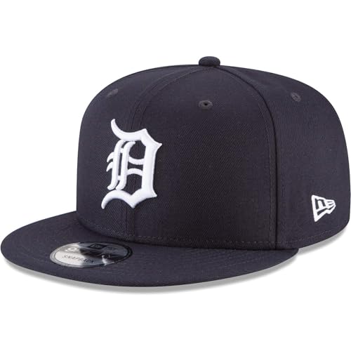 New Era Herren Snapback, Detroit Tigers – Marineblau, Einheitsgröße