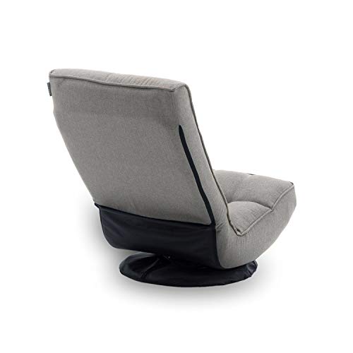 Altrobene Fabric Floor Gaming Chair, High Back Lazy Sofa Sleeper for Game Recreation Room, 360