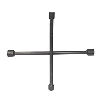 Kag CW-101 Steel (17 x 19 mm, 18 x 21 mm) Cross Rim Wrench (Black Powder Coated)