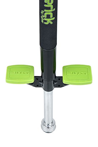 Flybar Foam Maverick Pogo Stick with Quick Clip Pogo Carry Strap (Green/Black - Green Strap) - Thumbnail 4