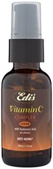 Edi’s Secret 20% Vitamin C Complex Anti-Aging Serum with Hyaluronic Acid, 1 oz