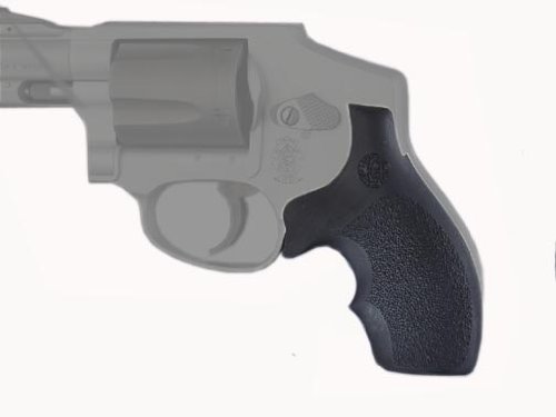 Hogue Rubber Grip S&W J Frame Round Butt Rubber Bantam Style Grip