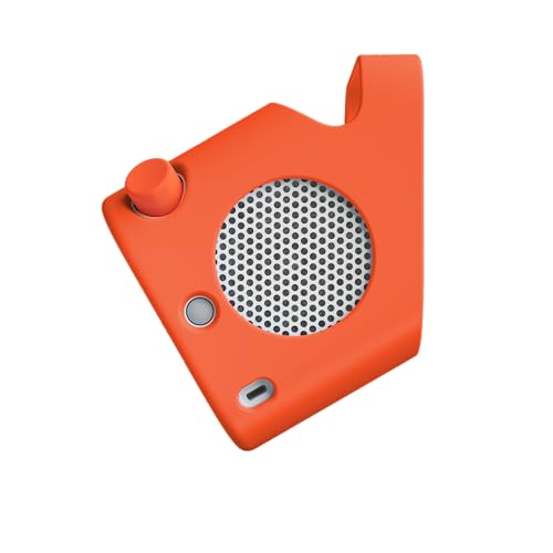 Yoto Adventure Jacket in Fruit Punch Orange (3rd Gen.) – Accessory for Kids Player, Fitted Protective Sleeve Case Carrier, Anti-Slip Silicone Skin Cover with Easy-to-Carry Handle