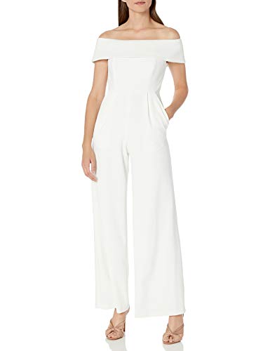 white jumpsuit calvin klein