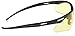 KIMBERLY-CLARK 25659 Jackson Safety V30 Nemesis Safety Glasses, Black Frame, Amber Lens