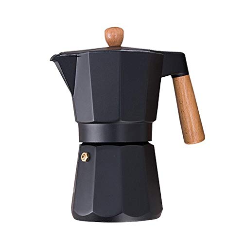 Lwieui Espressokocher Moka Pot Hand gekocht Kaffeekanne Haushalt Espresso-Kaffee-Topf-Set Haushaltsgeräte Stovetop…