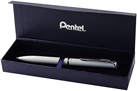 Pentel EnerGel Philography Retractable Rollerball White Barrel with Gift Box