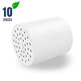 10-Stage Replacement Filter Cartridge for Universal Shower Filter LC-SF3WF - Shower Head Filter - Chlorine Filter - Hard Water Filter - Water Softener - Showerhead Filter