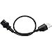 NavePoint UL Listed Power Cord Cable 3-Prong (NEMA 5-15P to IEC-320-C13) 1.5 Ft Black
