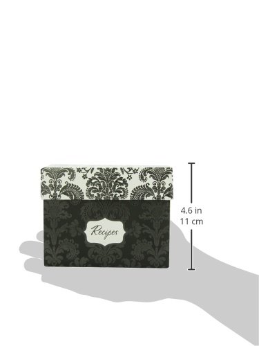 image for Hortense B. Hewitt Wedding Accessories Damask Recipe Box Bridal Shower