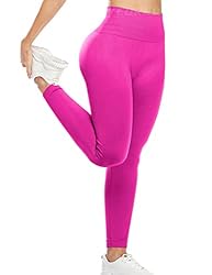 YEOREO Women High Waist Workout Gym Smile Contour