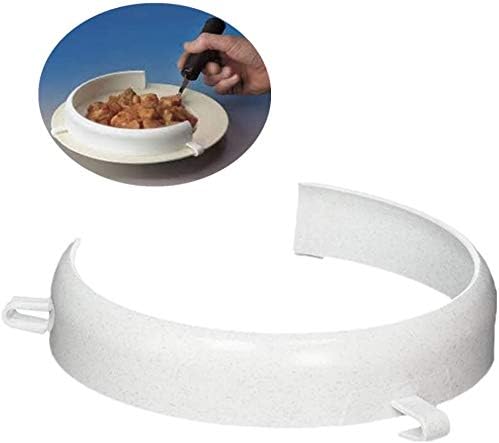 Food Guard for Plates Clip-On Spill Prevention Eating Aid Assistant for Scooping Food Dining Assistive Plate Guard for Disabled Elderly - Image 3