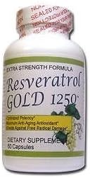 Resveratrol Gold 1250 - Maximum Potency 1250 Mg