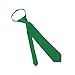 Solid Color Boys 14 Inch Zipper Tie - Jacob Alexander