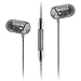 SoundMAGIC E11C Sound Isolating In-Ear Headphones Earphones with Microphone and Remote (Gunmetal) + Extra 10 Pieces Quality Eartips