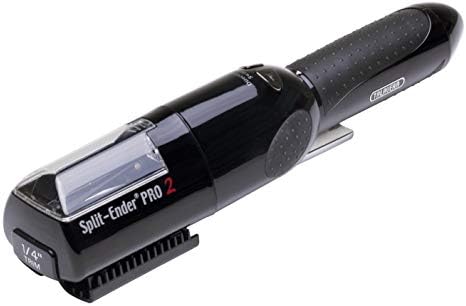 Split-Ender PRO 2 | Cordless Split End Hair Trimmer | At-Home Beauty Tool | For Men and Women | Includes Fixed 1/4" Trim Settings | Includes Hair Accessories & Carrying Bag | Black