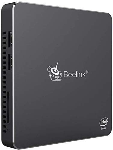 Beelink T45 Mini PC Windows 10 8GB DDR3 128GB SSD Desktop Computer Intel Celeron J4205 Processor (up to 2.6GHz),Dual HDMI 4K, Dual WiFi,Gigabit Ethernet UK Plug Adapter