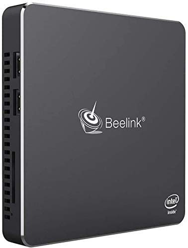 Beelink T45 Mini PC Windows 10 8GB DDR3 128GB SSD Desktop Computer Intel Celeron J4205 Processor (up to 2.6GHz),Dual HDMI 4K, Dual WiFi,Gigabit Ethernet UK Plug Adapter