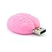 Usbkingdom 32GB USB 2.0 Flash Drive Novelty Cartoon Pink Brain Shape Thumb Drives Memory Stick Pendrive