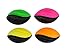 LMC Products Mini Footballs - 5” Spiral Foam Footballs - Small Football for Kids - Kids - Toddler Football - 4 Pack (Green, Yellow, Orange, Pink)