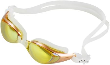 Swim Goggles,Swimming Goggles Triathlon Glasses Anti Fog Shatterproof UV Protection for Adult Men Women Youth Kids Gold