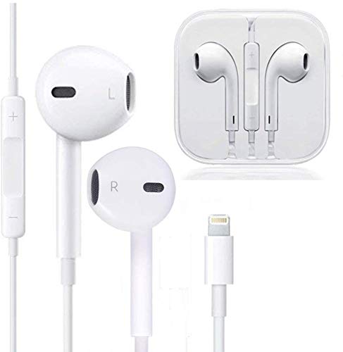 Earbuds, Microphone Earphones Stereo Headphones Noise Isolating Headset Fit Compatible with iPhone Xs/XR/XS Max/iPhone 7/7 Plus iPhone 8/8Plus /iPhone X Earphones (1 Pack)