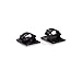 Car Cable Clip, Teenitor Car Charger Mounts Cable Tie Holder, Car Cable Organizer, Desk Wall Cable Wire Clips, Computer, Electrical, Cord Cable Tie Drop (Black, 50 Pieces)