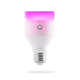 LIFX (A19) Wi-Fi Smart LED Light Bulb, Adjustable, Multicolor, Dimmable, No Hub Required, Works with Alexa