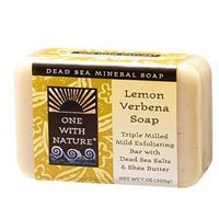 One With Nature Dead Sea Lemon Verbena Bar Soap, 7 Ounce -- 2 per case.