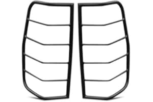 TAC TRUCK ACCESSORIES COMPANY TAC Rear Tail Light Guards Cover Protector Compatible with 2009-2014 Ford F-150 Pick-Up TLG BLACK Taillight – 1 Pair