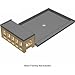 Tile Redi P3648C-RB36-KIT Shower Pan and Bench with Center Drain- Single Curb Shower Base, Bench, 2