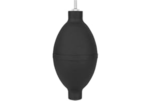 watchget Air Blower Dust Blaster for Coffee Grinders, Camera Sensor Lens, Keyboard Rubber Pump Dust Cleaner Tool, Professional Espresso Coffee Machine Cleaning Tool Black