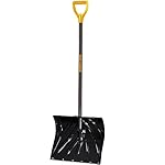 True Temper 18-Inch Poly Combo Snow Shovel - 1627200