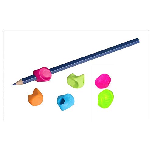 JPC set of 6 Grippies, Writing Aids (Finger Guide) Random Coloured Grips