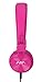 Wired Kids Headphones with Microphone and share port, Foldable Lightweight Adjustable Stereo Headset for Cellphones Smartphones iPhone iPod Laptop Computer and More by Termich (Pink)
