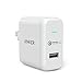 Quick Charge 3.0, Anker 18W USB Wall Charger (Quick Charge 2.0 Compatible) PowerPort+ 1 for Galaxy S7/S6/Edge/Plus, Note 5/4, LG G4, HTC One A9/M9, Nexus 6, iPhone, iPad and More