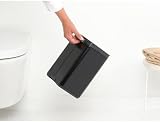 Brabantia Bo Waste Bin 4L Small Wall Mount Matt Black Easy Open Soft Close view 12