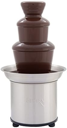 Sephra Select Chocolate Fountain Small 16Inch Chocolate Fountain Machine For Melting Chocolate Stainless Steel Heated Basin Chocolate Fountain For Kids And Parties Whisper Quiet Motor 4 To 6 Lbs