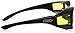 Global Vision Escort Safety Glasses Fits Over Most Glasses Yellow Lenses
