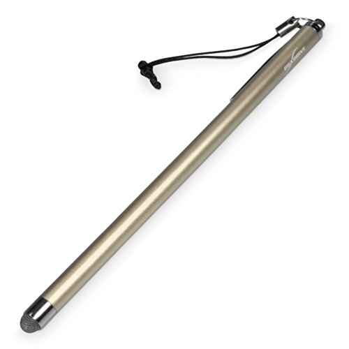Galaxy Tab S 10.5 Stylus Pen, BoxWave [EverTouch Slimline Capacitive Stylus] Slim Barrel Capacitive Stylus with FiberMesh Tip for Samsung Galaxy Tab S 10.5 - Champagne Gold