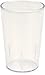 Carlisle FoodService Products Stackable Tumbler Plastic Tumbler for Restaurants, Catering, Kitchens, Plastic, 8.1 Ounces, Clear, (Pack of 72)