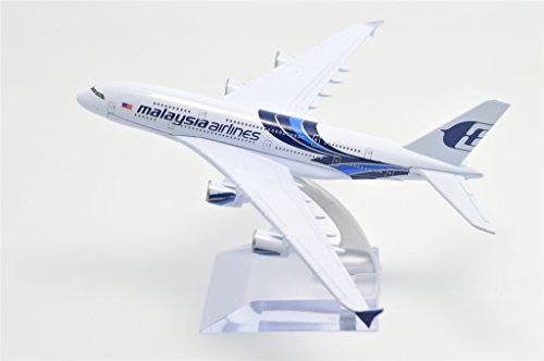 TANG DYNASTY(TM) 1:400 16cm Airbus A380 NEW Painting Malaysia Airlines Metal Airplane Model Plane Toy Plane Model